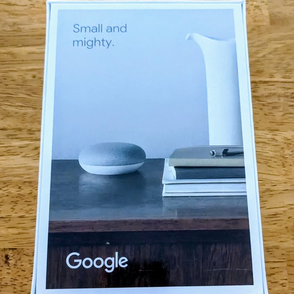 Google Nest Mini, 2nd Generation, Chalk - NEW!